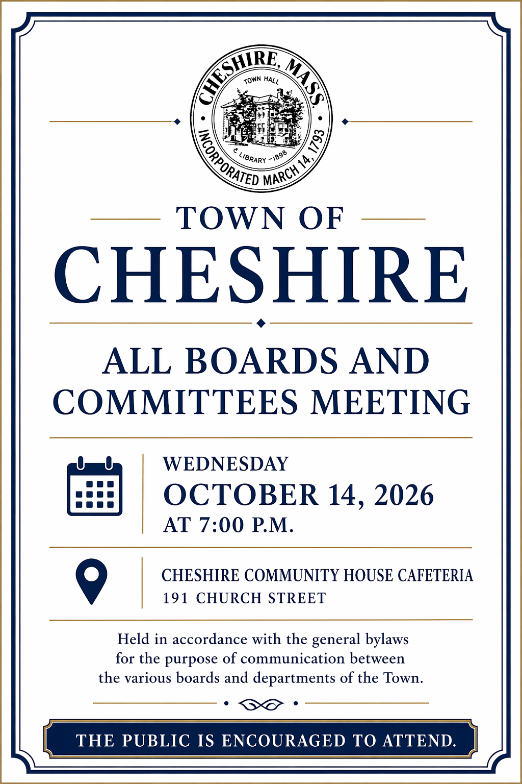 All Boards and Committees Meeting -  October 14, 2026